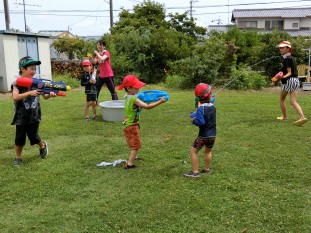 水でっぽう大会＆かき氷たべほ～だい